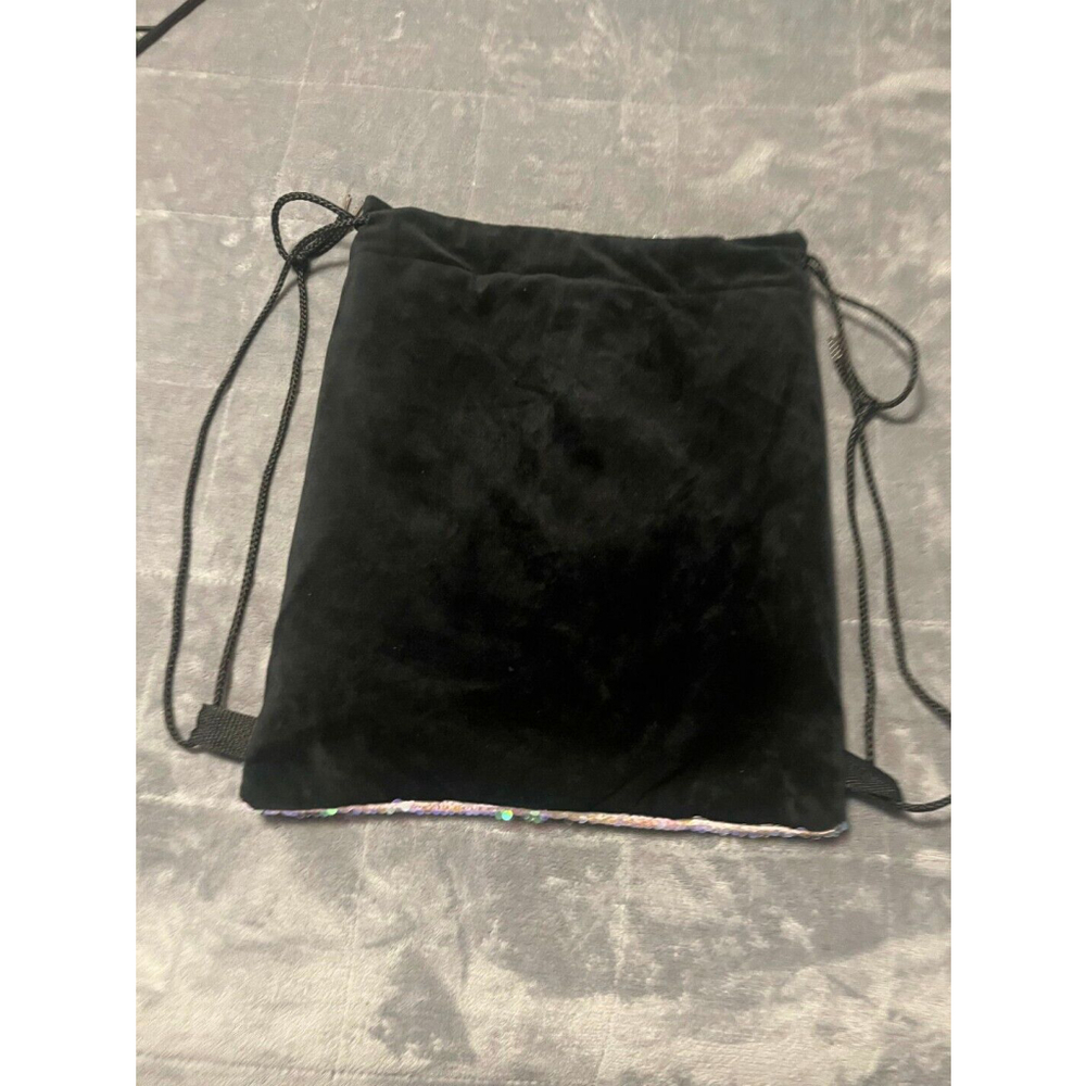 Mermaid Sequin Drawstring Bag Reversible Backpack - Picture 3 of 4